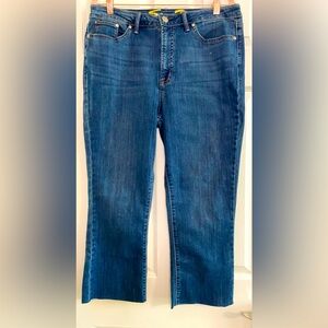 Seven7 Jeans Women's Size 12 Blue Jean W/raw Hem